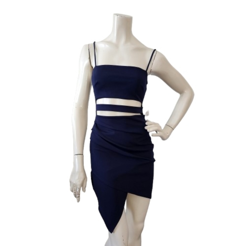 Windsor Mini Dress Women's S Navy Blue NEW